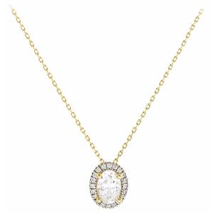 ΚΟΛΙΕ Ροζέτα με Ζιργκόν 14K Κίτρινο Χρυσό 5FAV.05.88138C - 32166