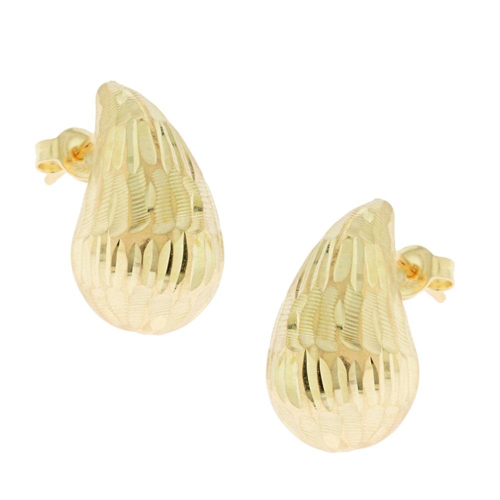 EARRINGS Dangling SENZIO Collection Yellow Gold K14 5FAV.9022OR