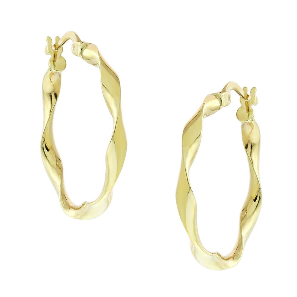 EARRINGS Hoops SENZIO Collection K14 Yellow Gold 5FM.11085OR