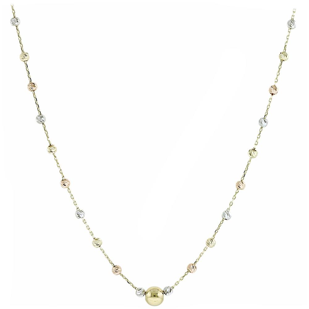 ΚΟΛΙΕ SENZIO Collection Κ14 Κίτρινο, Λευκό & Ροζ Χρυσό 5FM.06.50065C