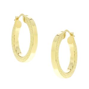 EARRINGS Hoops SENZIO Collection K14 Yellow Gold 5FM.2372OR - 36466