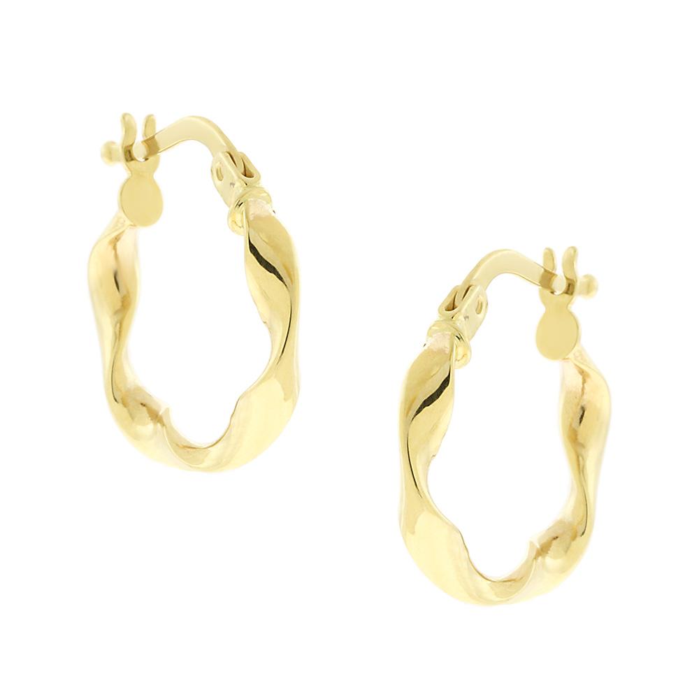 EARRINGS SENZIO Collection K14 Yellow Gold 5FM.2377OR
