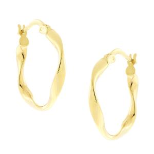 EARRINGS Hoops SENZIO Collection K14 Yellow Gold 5FM.12378OR - 36390