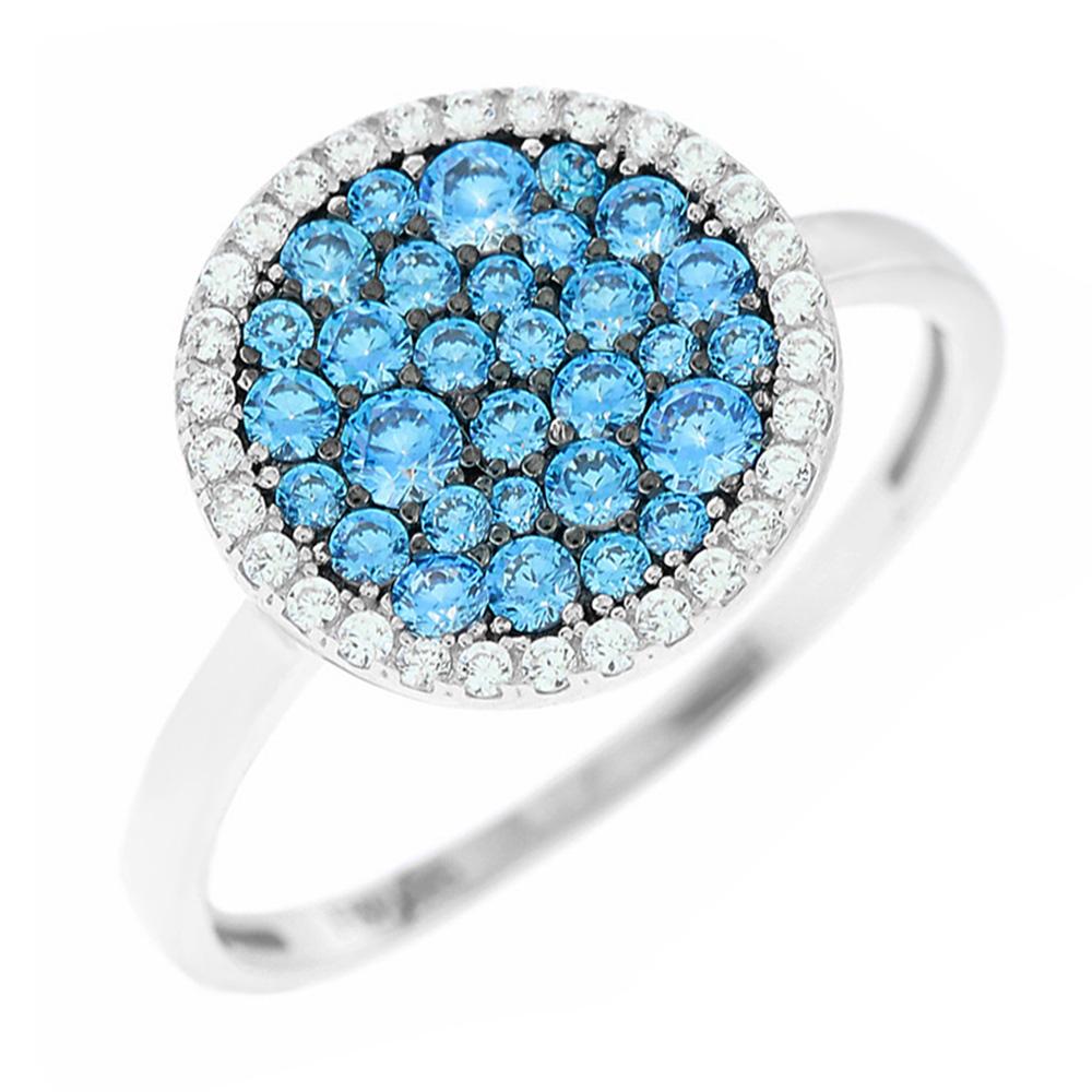 RING SENZIO White Gold 14K with Zircon 5FM.3004BR