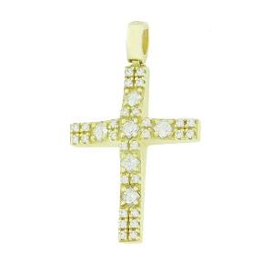 CROSS Women's SENZIO Collection K14 Yellow Gold with Zircon Stones 5KR.959CR - 55304