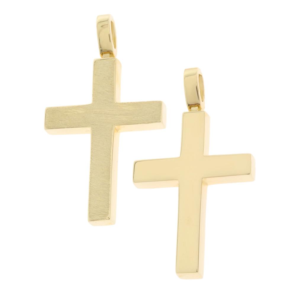 CROSS for Men Double Sided SENZIO Collection K14 Yellow Gold 5KR.1039CR