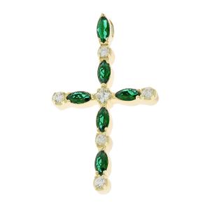 CROSS Women's SENZIO Collection K14 Yellow Gold with Zircon Stones 5KR.10541CR - 55295