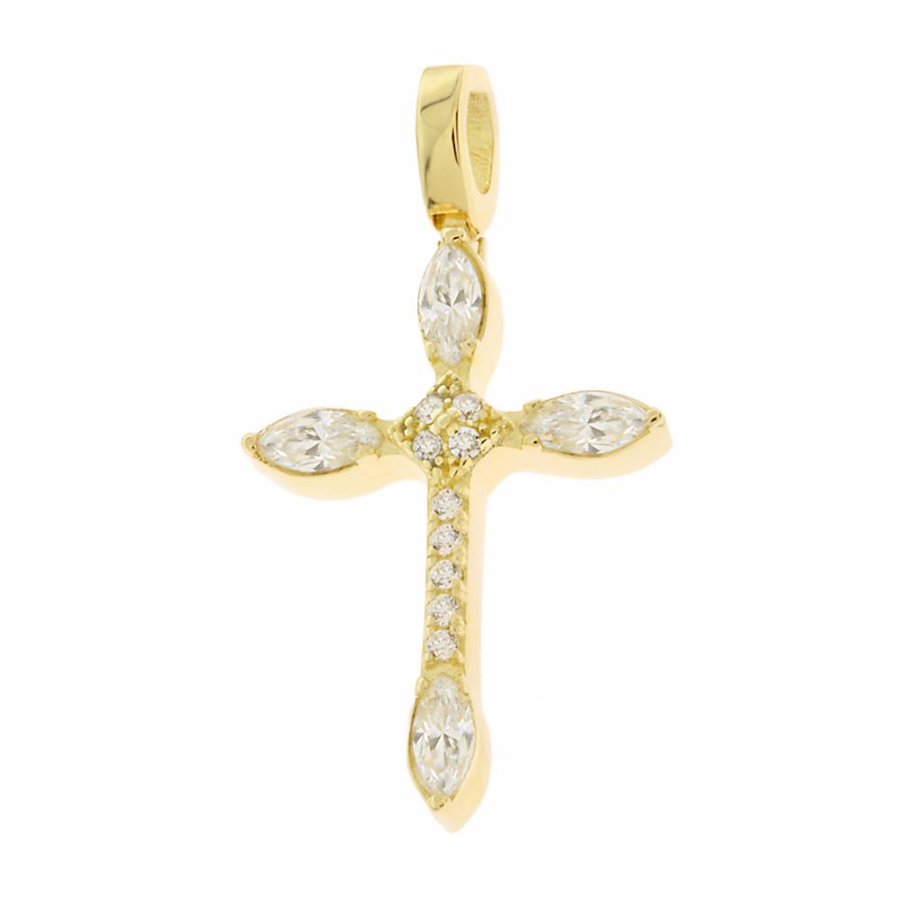 CROSS Women's SENZIO Collection K14 Yellow Gold with Zircon Stones 5KR.1058CR