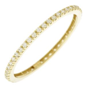 RING Row Yellow Gold K14 with Zircon Stones 5KR.52.25R - 62255
