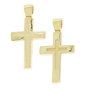 CROSS for Men Double Sided SENZIO Collection K14 Yellow Gold 5KR.D1178CR - 55296