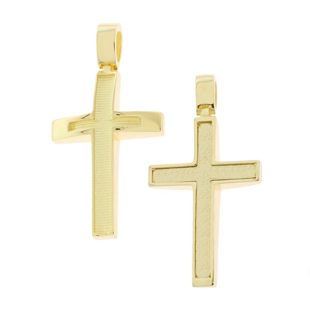 CROSS for Men Double Sided SENZIO Collection K14 Yellow Gold 5KR.D482CR