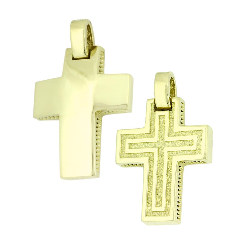 CROSS Double Sided from 14K Yellow Gold 5KR.D5CR