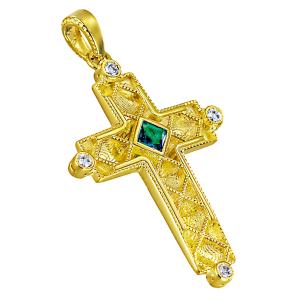 CROSS Women's SENZIO Collection K14 Yellow Gold with Zircon Stones 5LAV.CR1078WG - 60985