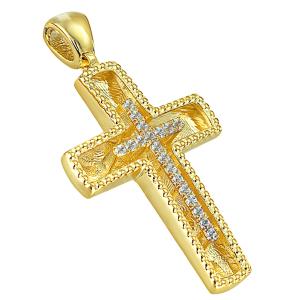 CROSS Women's SENZIO Collection K14 Yellow Gold with Zircon Stones 5LAV.CR901 - 60983