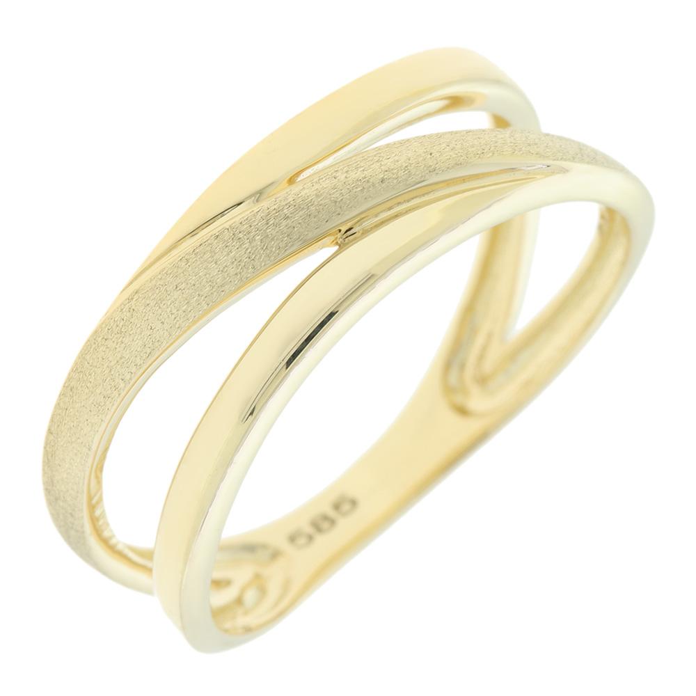 RING SENZIO Collection K14 Yellow Gold 5MAK.1912R