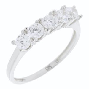 RING Row White Gold K14 with Zircon Stones 5MAK.4300BR - 59799