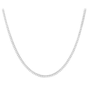 NECKLACE Riviera SENZIO Collection White Gold K14 with Zircon Stones 5MAK.225BC - 48535