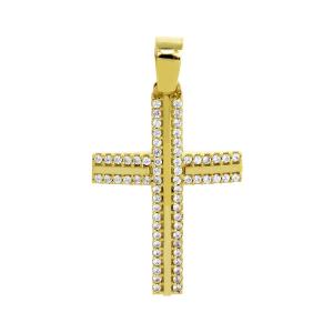 CROSS Women's SENZIO Collection K14 Yellow Gold with Zircon Stones 5MAN.187CR - 56955