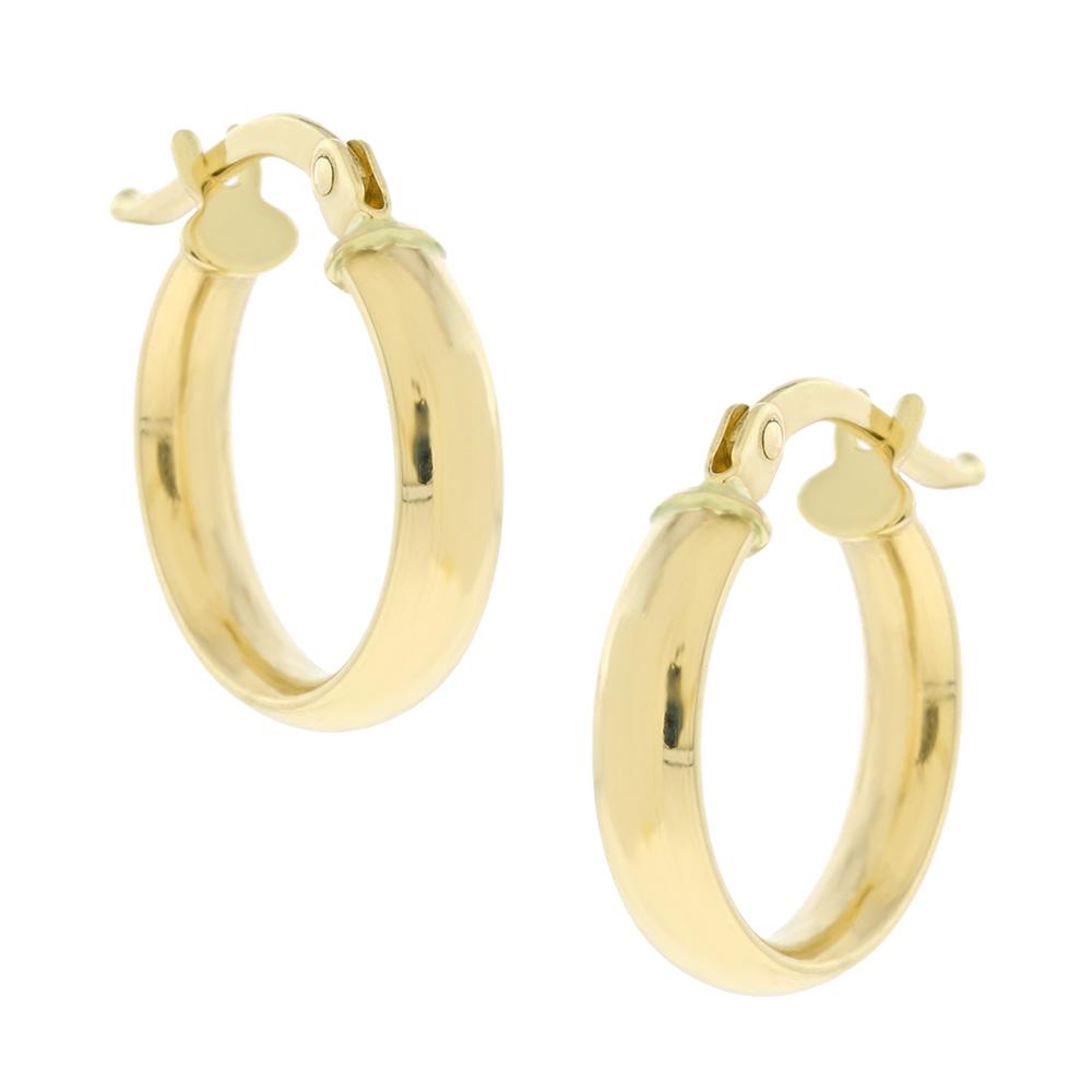 EARRINGS Hoops SENZIO Collection K14 Yellow Gold 5PAR.329OR