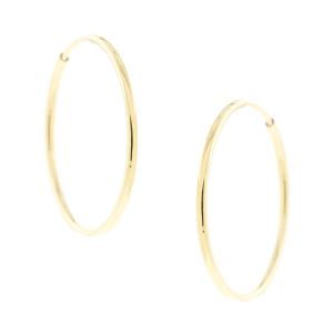 EARRINGS Hoops SENZIO Collection K14 Yellow Gold 5QU.12020OR - 36375