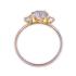 RING Full Stones SENZIO Yellow Gold K14 with Zircon Stones 5RAZ.012R.W - 1