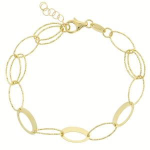 ΒΡΑΧΙΟΛΙ Αλυσίδα SENZIO Collection Κ14 Κίτρινο Χρυσό 5RES.560398B - 59771