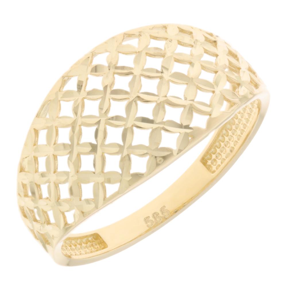 RING SENZIO Collection K14 Yellow Gold 5STI.2243R