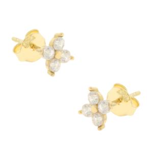 EARRINGS Stone-set Yellow Gold K14 with Zircon Stones 5STI.770OR - 61059