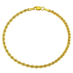 CHAIN for the Hand Twisted Rope #2 SENZIO Collection K14 Yellow Gold 5V-KOR2.BR - 61886
