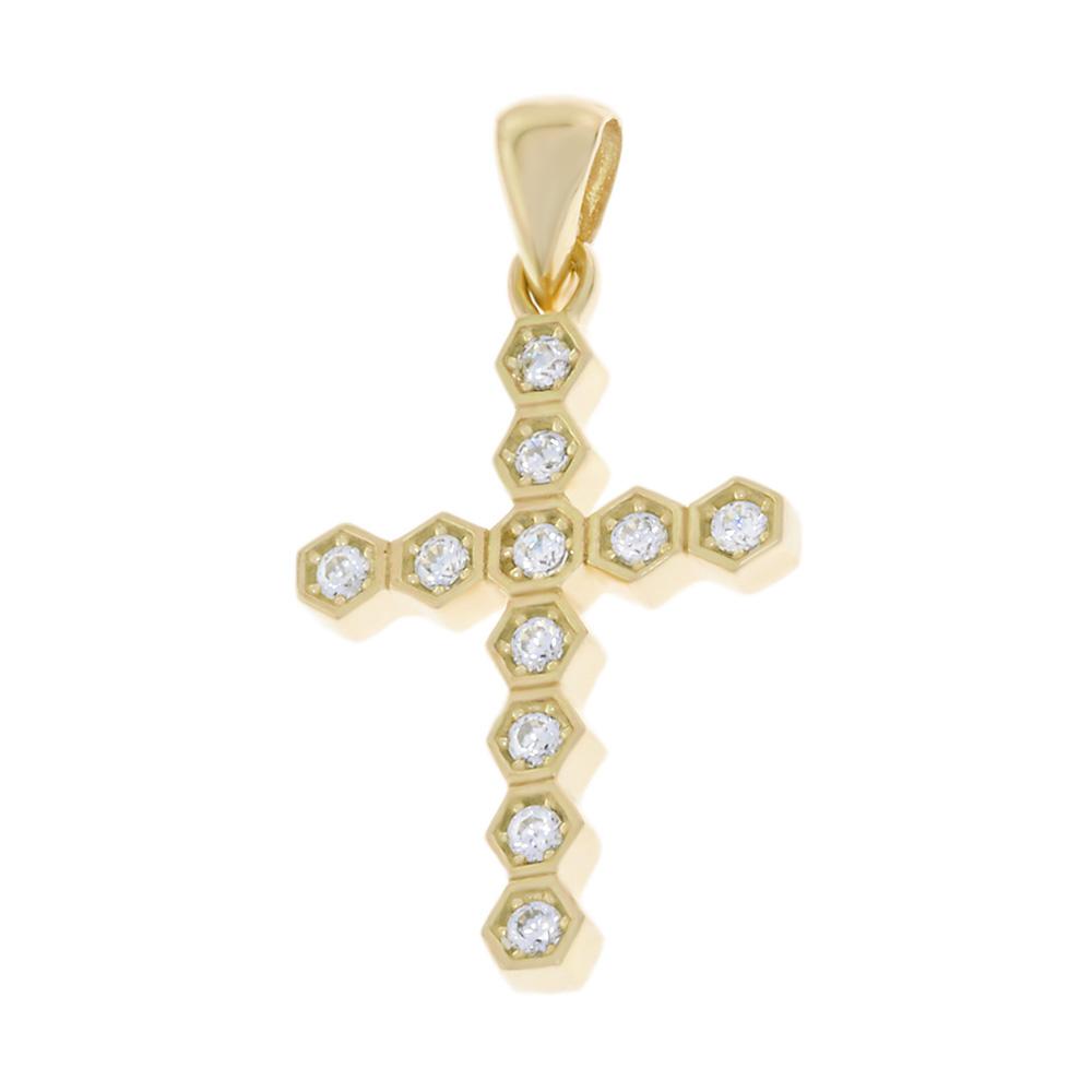 CROSS Women's SENZIO Collection K14 Yellow Gold with Zircon Stones 5XA.266CR