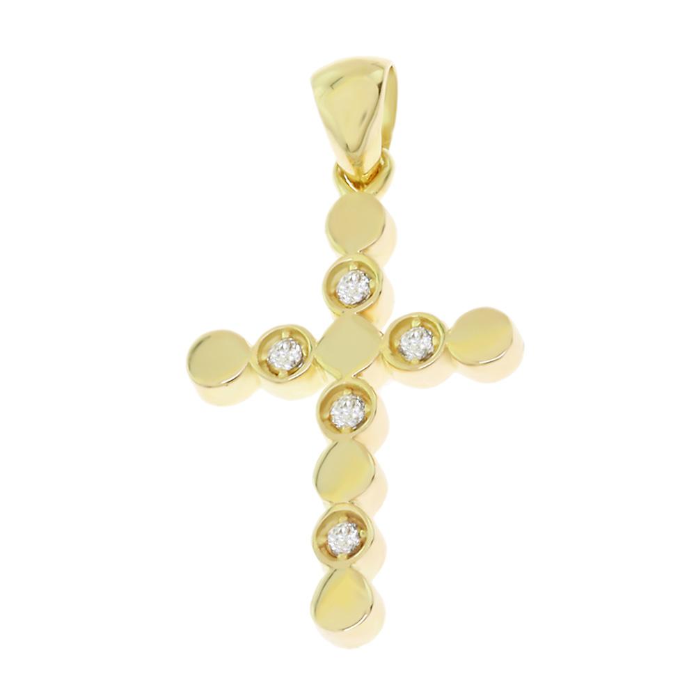 CROSS Women's SENZIO Collection K14 Yellow Gold with Zircon Stones 5XA.270CR