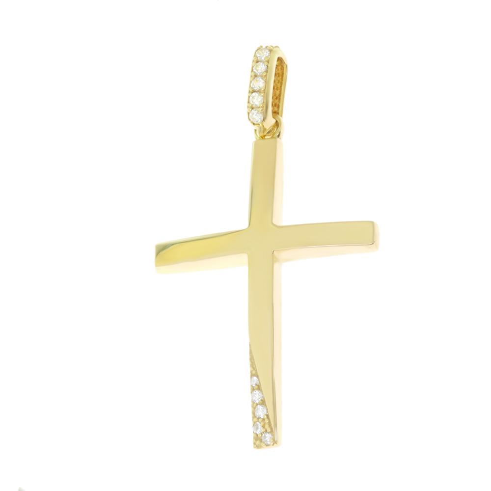 CROSS Women's SENZIO Collection K14 Yellow Gold with Zircon Stones 5XA.271CR