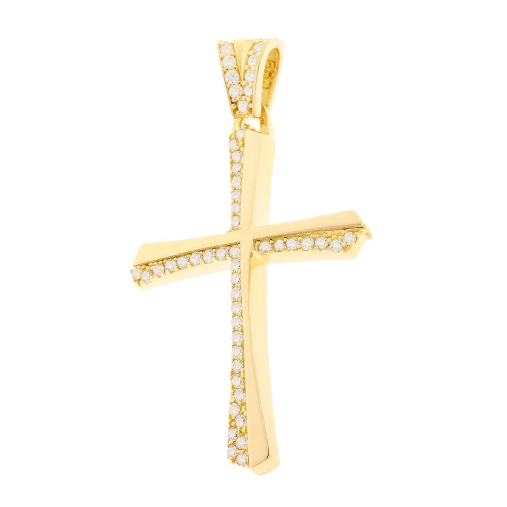 CROSS Women's SENZIO Collection K14 Yellow Gold with Zircon Stones 5XA.288CR