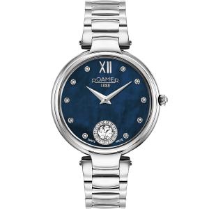 ROAMER Aphrodite Blue Mother of Pearl Dial 38mm Silver Stainless Steel Bracelet 600843-41-49-50 - 38871