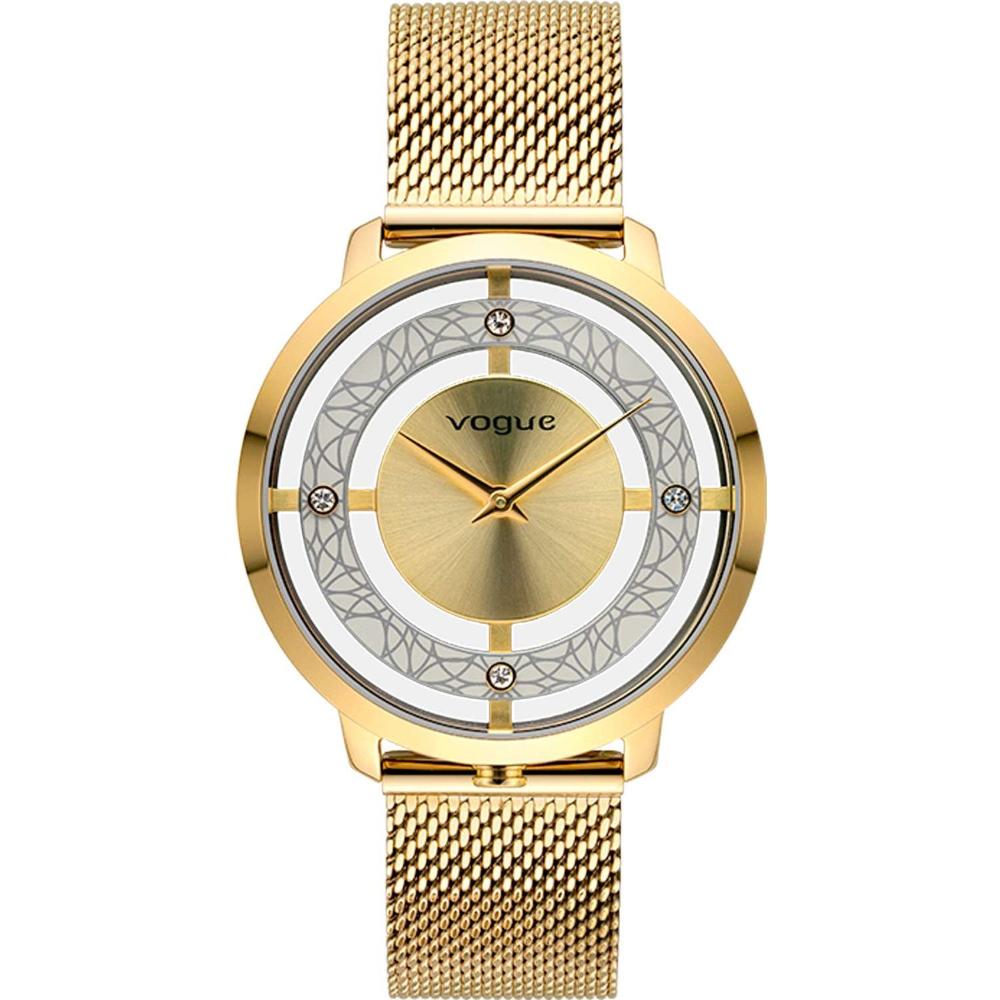 VOGUE Cannes 35mm Gold Stainless Steel Mesh Bracelet 610742