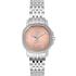 BREEZE Majestic Swarovski Pink Dial 30mm Silver Stainless Steel Bracelet 612511.4 - 0