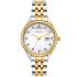 BREEZE Glacier Swarovski White Mother Of Pearl Dial 38mm Two Tone Gold Stainless Steel Bracelet 712401.2 - 0