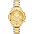 BREEZE Spectacolo Swarovski Chronograph Gold 38mm Two Tone Gold Stainless Steel Bracelet 712441.2 - 0