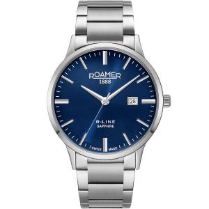 ROAMER R-Line Blue Dial 43mm Silver Stainless Steel Bracelet 718833-41-45-70 - 49452