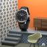 MAURICE LACROIX 1975 Quartz Black Dial 39mm Silver Stainless Steel Black Leather Strap 751007-SS001-330-2 - 1