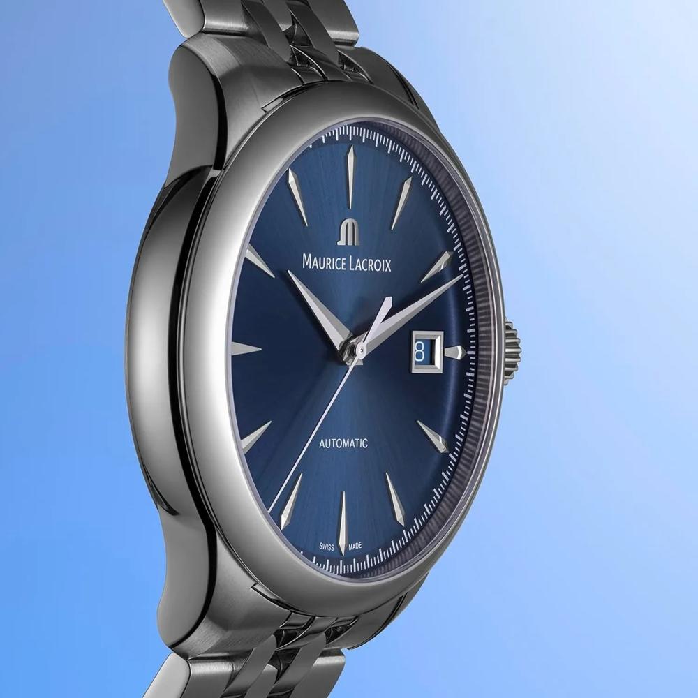 MAURICE LACROIX 1975 Automatic Blue Dial 40mm Silver Stainless Steel Bracelet 756008-SS002-430-1
