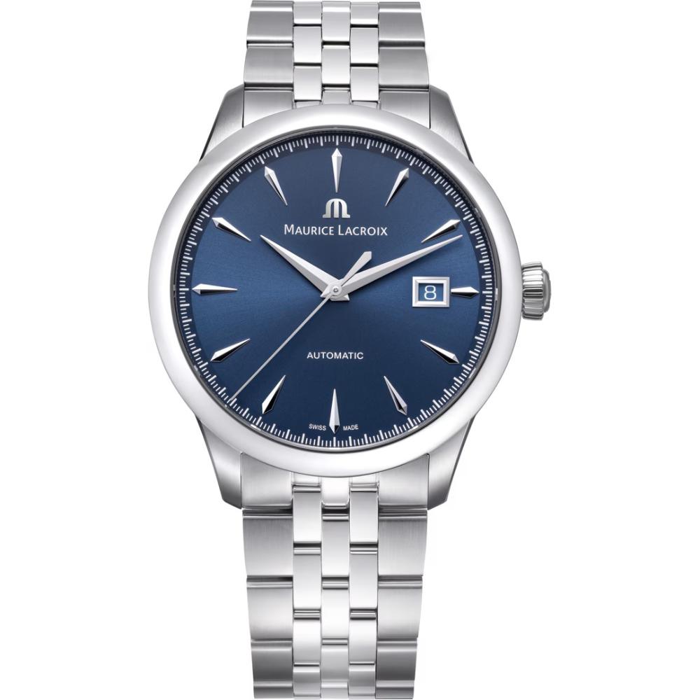 MAURICE LACROIX 1975 Automatic Blue Dial 40mm Silver Stainless Steel Bracelet 756008-SS002-430-1