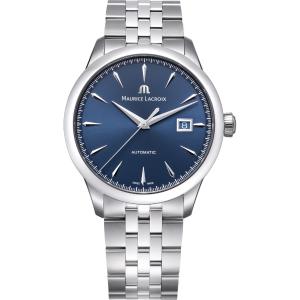 MAURICE LACROIX 1975 Automatic Blue Dial 40mm Silver Stainless Steel Bracelet 756008-SS002-430-1 - 61351