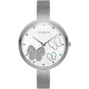 VOGUE Papillon II 37mm Silver Stainless Steel Mesh Bracelet 812482 - 6857