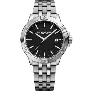 RAYMOND WEIL Tango Black Dial 41mm Silver Stainless Steel Bracelet 8160-ST-20041 - 60796