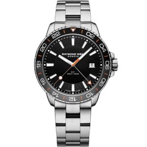 RAYMOND WEIL Tango Diver GMT 42mm Silver Stainless Steel Bracelet 8280-ST2-20001 - 32872