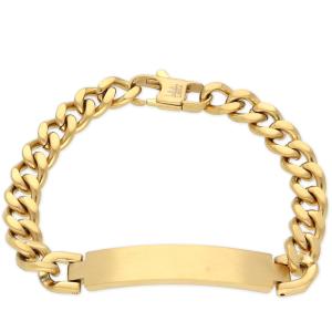 BRACELET Men's Identity LISKA from Gold-Plated Stainless Steel 845BR227-D - 55224