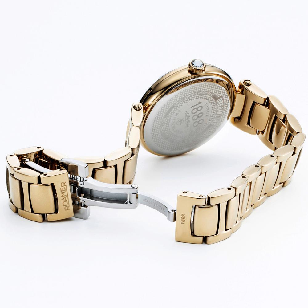 ROAMER Dreamline Diamond 33mm Gold Stainless Steel Bracelet 857847-48-29-50
