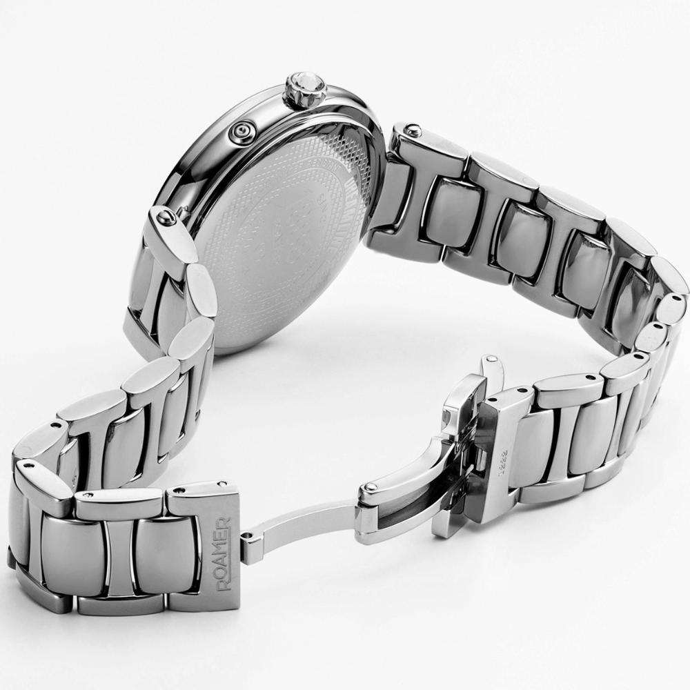 ROAMER Dreamline Moonphase 36mm Silver Stainless Steel Bracelet 858801-41-19-50