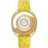 VERSACE Destiny Diamonds 39mm Gold Stainless Steel Yellow Leather Strap 86Q71SD498S585 - 0